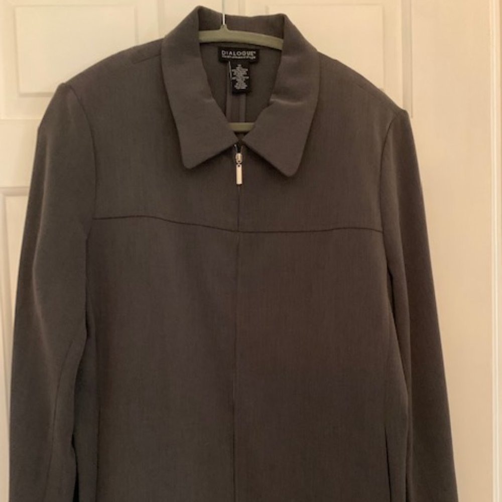 Gray Boy's Cut Jacket